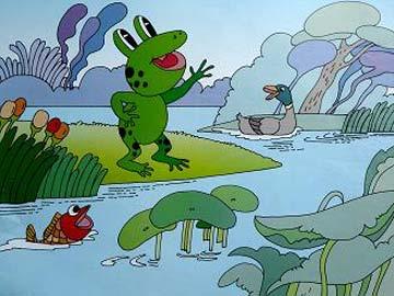 小青蛙说:你会游泳,会跳青蛙,会‘出生’唱歌