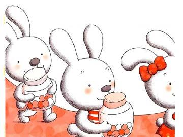 今年的舞会有糖果吃!这几天兔子村的兔子都在忙兔子舞会!